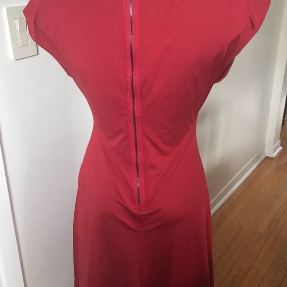 Vince Camuto Red Dress - Size 10 - Picture 3 of 10